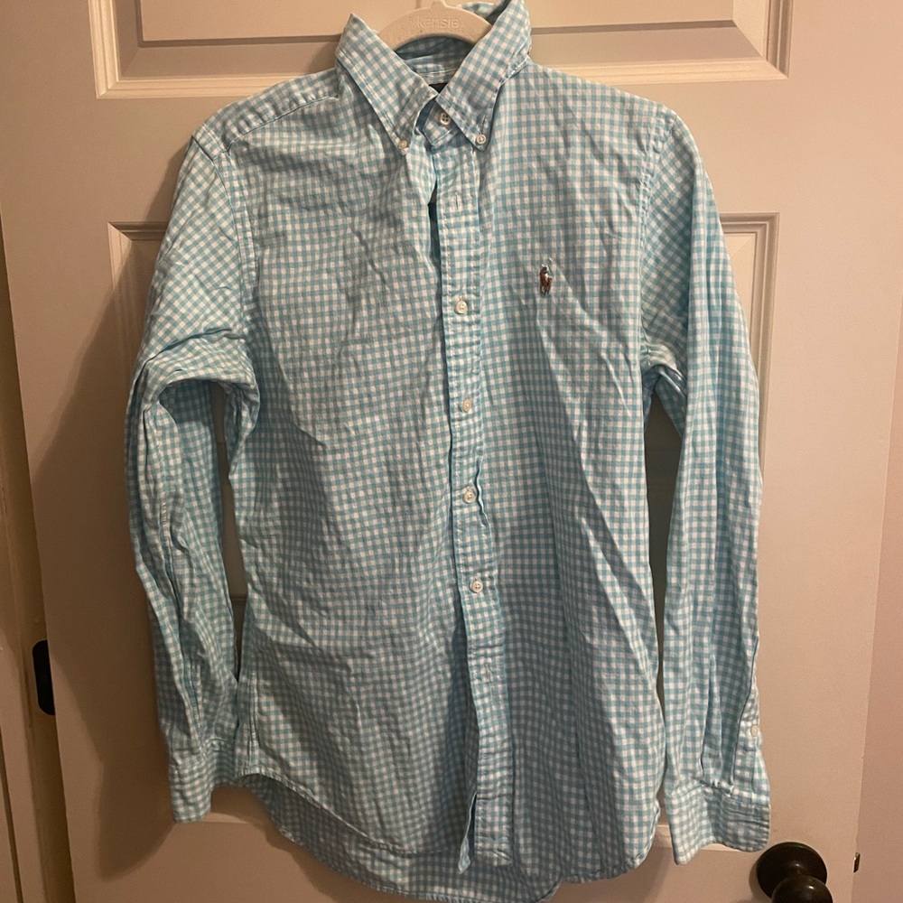 Ralph Lauren Blue Casual Button Down Shirt